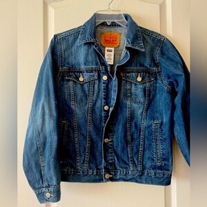 Levi's Indigo Childs Denim Jacket Vintage Style